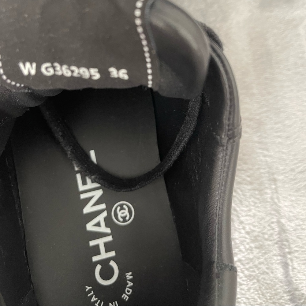 Chanel black sneakers, size EU 36/ US 6. - Picture 5 of 7